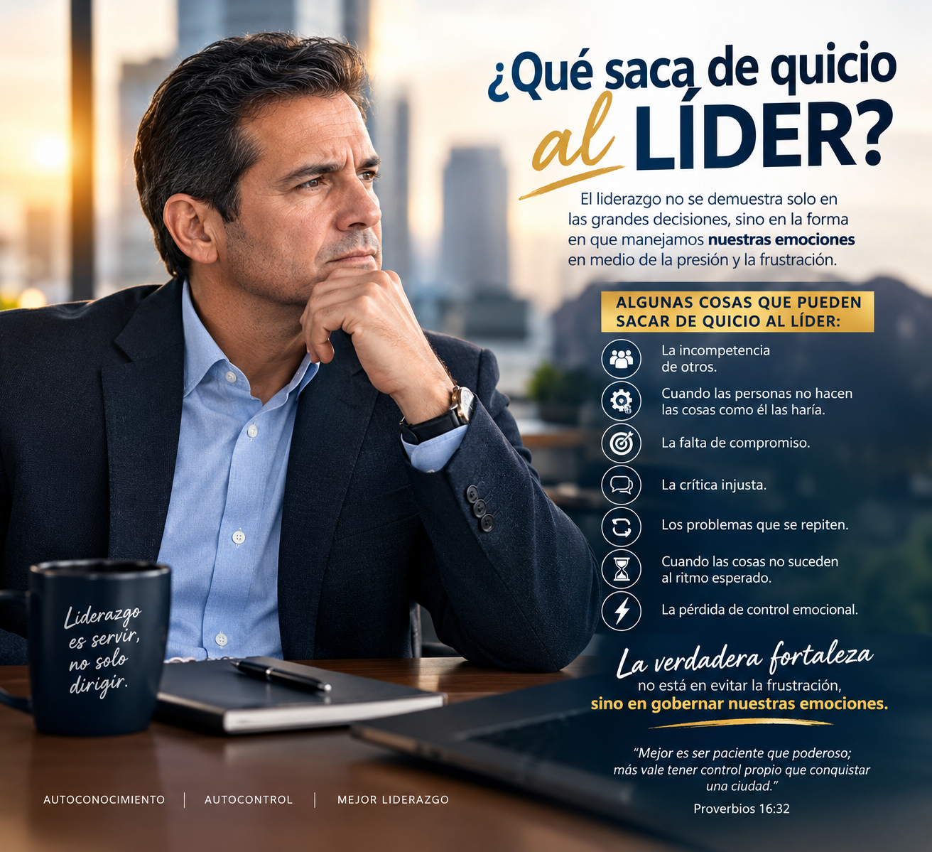 ¿Qué saca de quicio al líder?